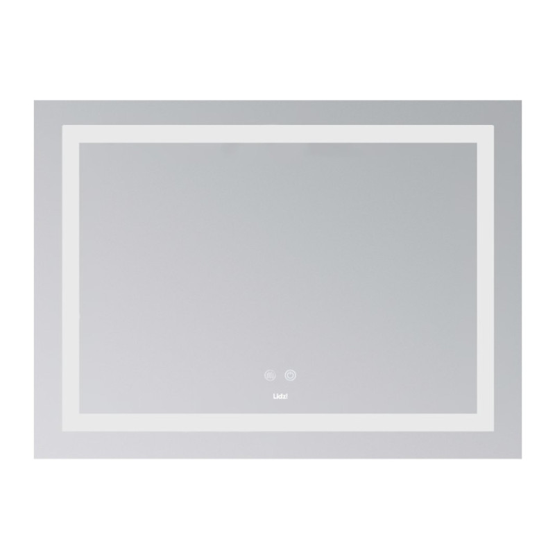 Дзеркало Lidz Kubis (KU1) 900х700 з LED-підсвічуванням Touch, з антизапотіванням, з димером, рег. яскравостіLD78LF9049070