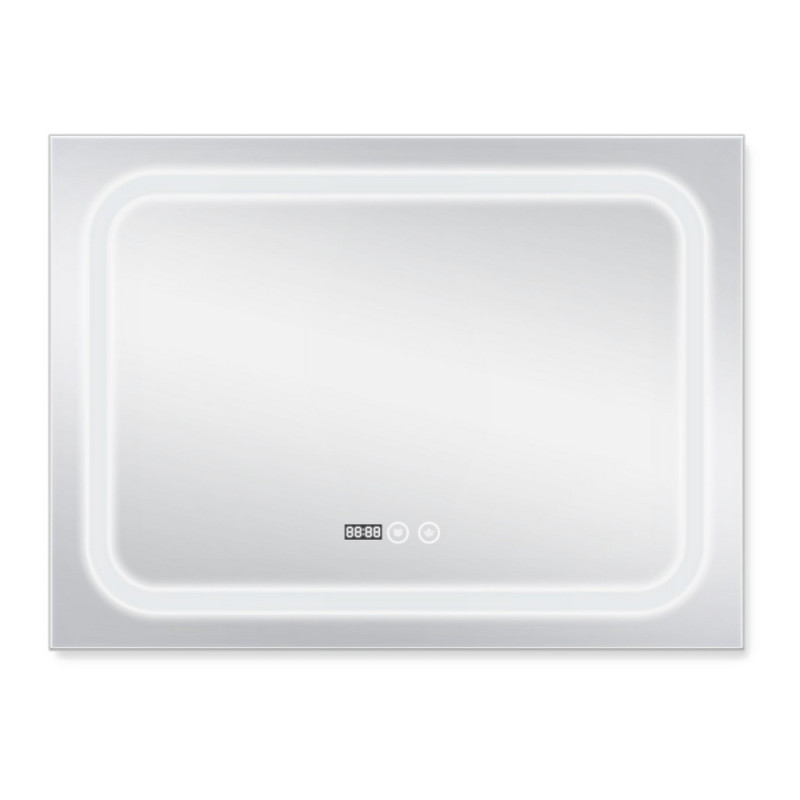 Дзеркало Qtap Mideya (DC-F906) 800х600 з LED-підсвічуванням Touch, з димером QT2078F906W