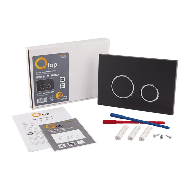 Панель смыва для унитаза Qtap Nest QT0111M11V1146MB