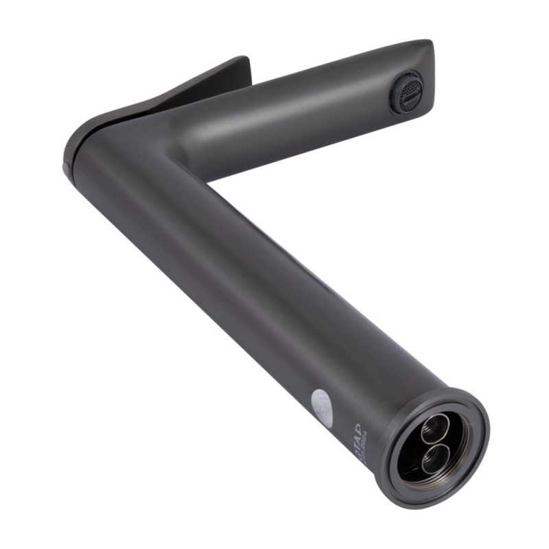 Змішувач для раковини Qtap Presto високий QTPRE269GRP45582 Graphite
