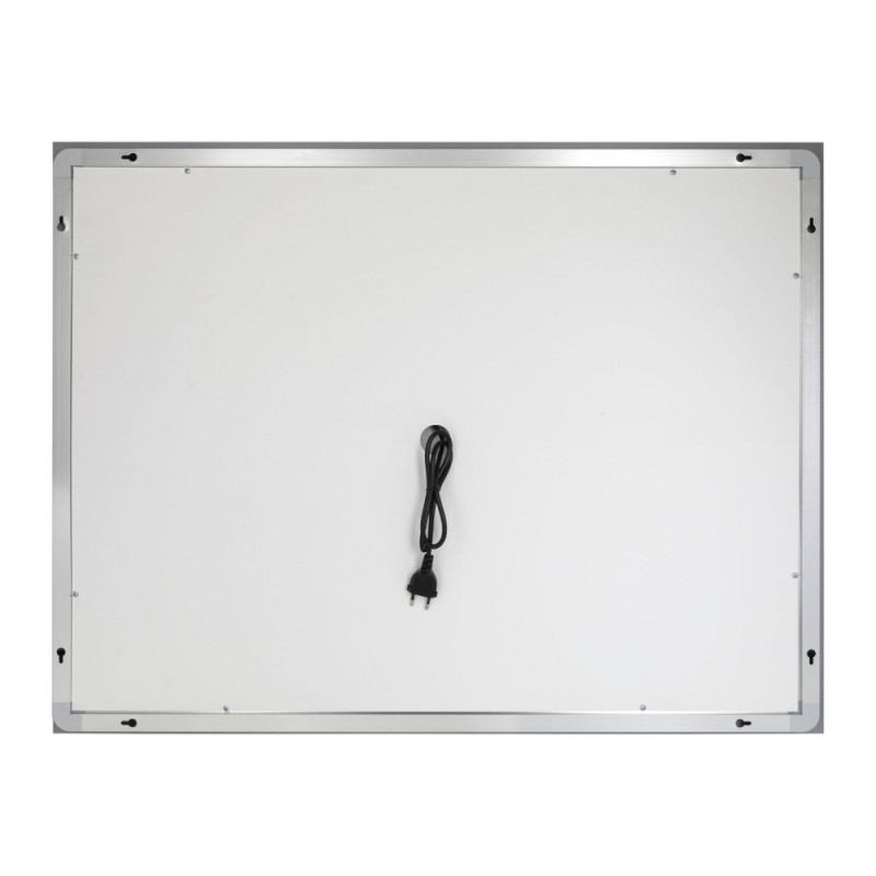 Зеркало Qtap Mideya 900х700 с LED-подсветкой Touch, с антизапотеванием, с диммером, рег. яркости QT2078NCF9070W