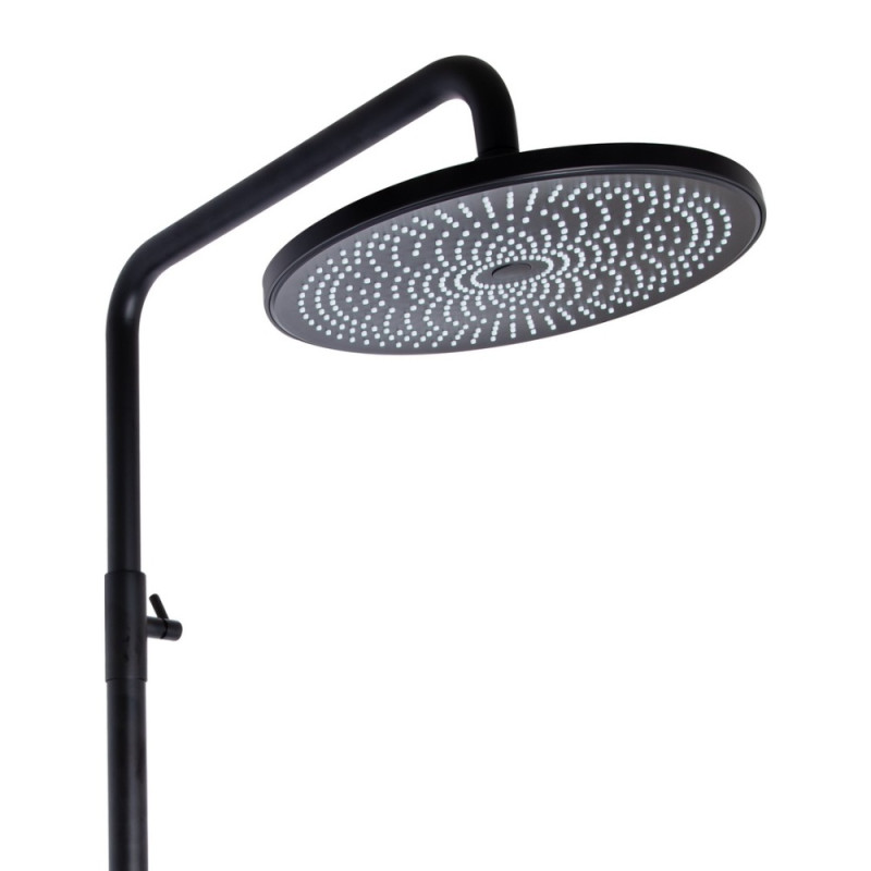 Душова система для душу Qtap Slavonice на два споживача QTSLA110BLM45914 Black Matt