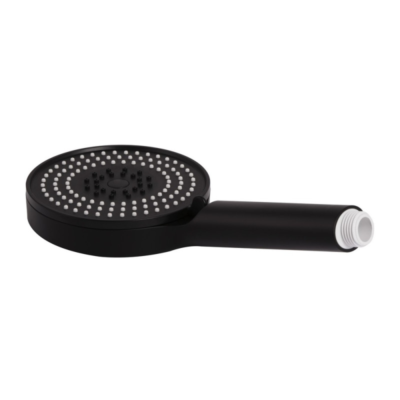Лійка для ручного душу Qtap Rucni D 130 мм округла QTRUC125BLM45951 Black Matt
