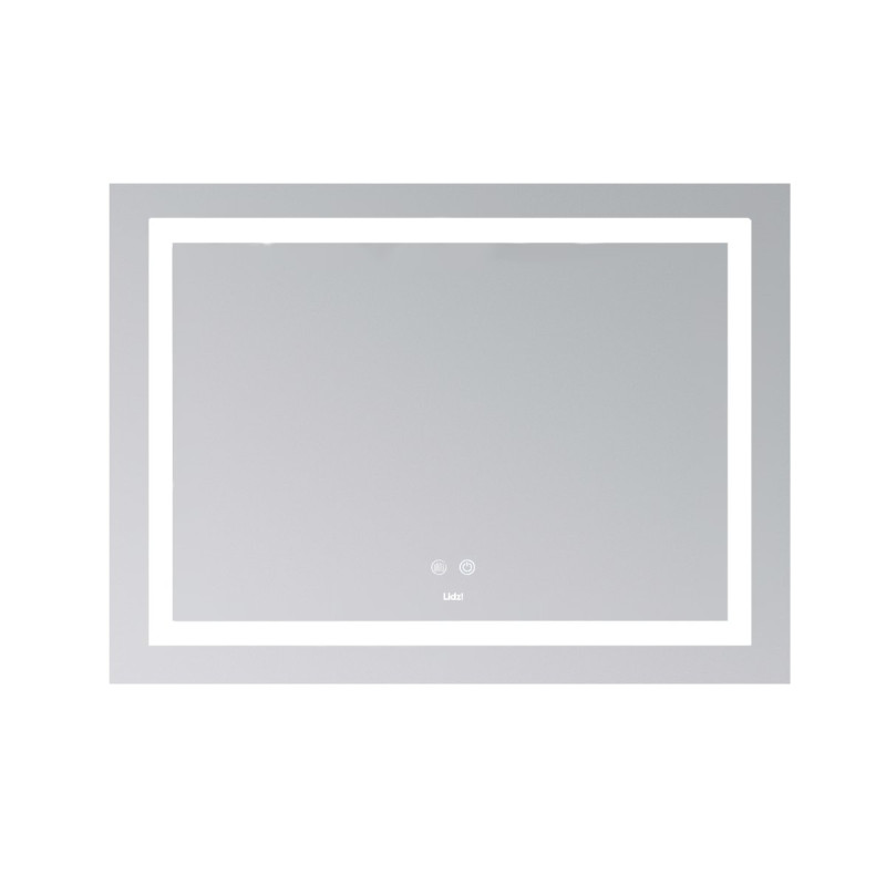 Дзеркало Lidz Kubis (KU1) 900х700 з LED-підсвічуванням Touch, з антизапотіванням, з димером, рег. яскравостіLD78LF9049070