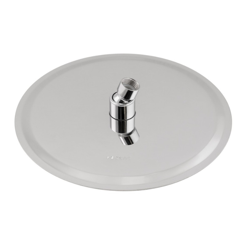 Лійка для верхнього душу Лейки Lidz Лейка 125 245 мм округла LDNIA125NKS37518 Chrome