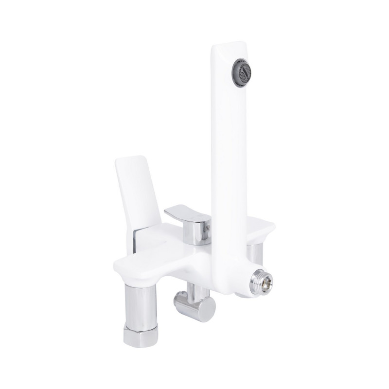 Душова система універсальна Qtap Presto на три споживача (з виливом) QTPRE111CRW45580 Chrome/White