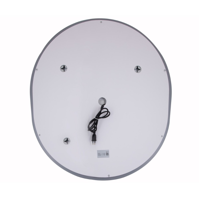 Дзеркало Qtap Gemini 800х700 з LED-підсвічуванням Touch, з антизапотіванням, з димером, рег. темп. кольору (3000-6500K) Reverse QT2578R8070