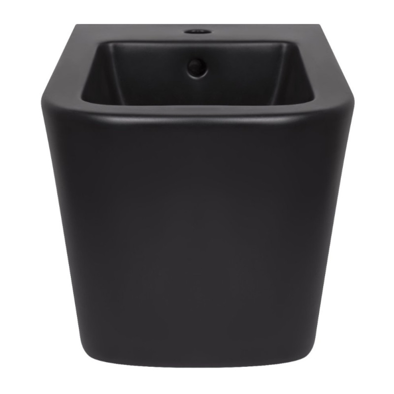 Биде подвесное Qtap Tern New  500x360x320 мм Matt Black QT17551303GMB