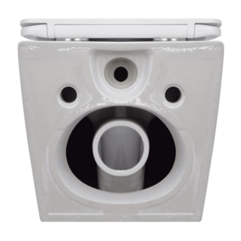 Унитаз подвесной Qtap Jay безободковый с сиденьем Soft-close QT07335175W