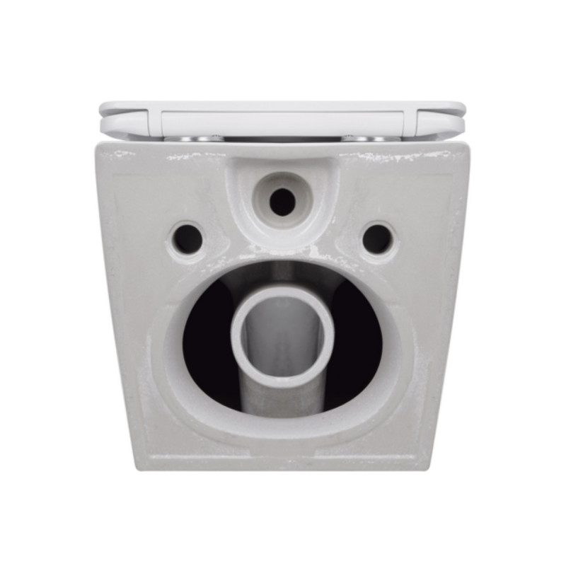 Унітаз підвісний Qtap Jay безобідковий з сідінням Soft-close QT07335175W