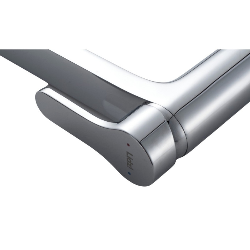 Змішувач латунний для раковини Lidz Astra 001FH високий (k35) LDAST001FHCRM48090 Chrome