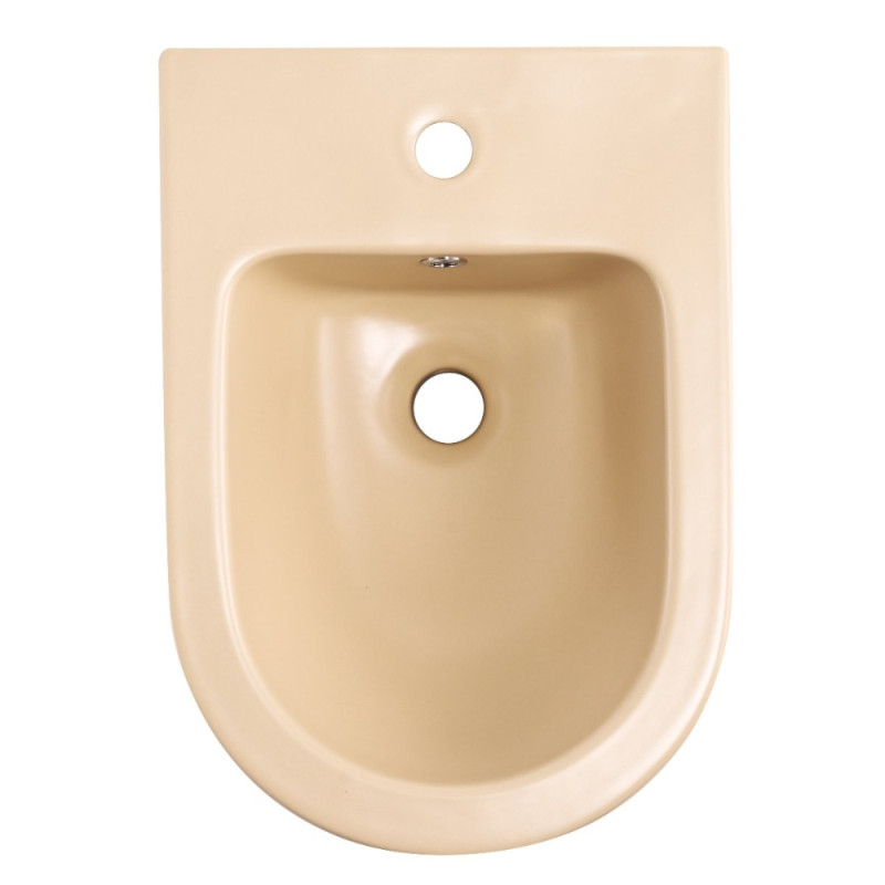 Біде підвісне Qtap Robin 515x370x350 мм, Beige QT13551381GSB