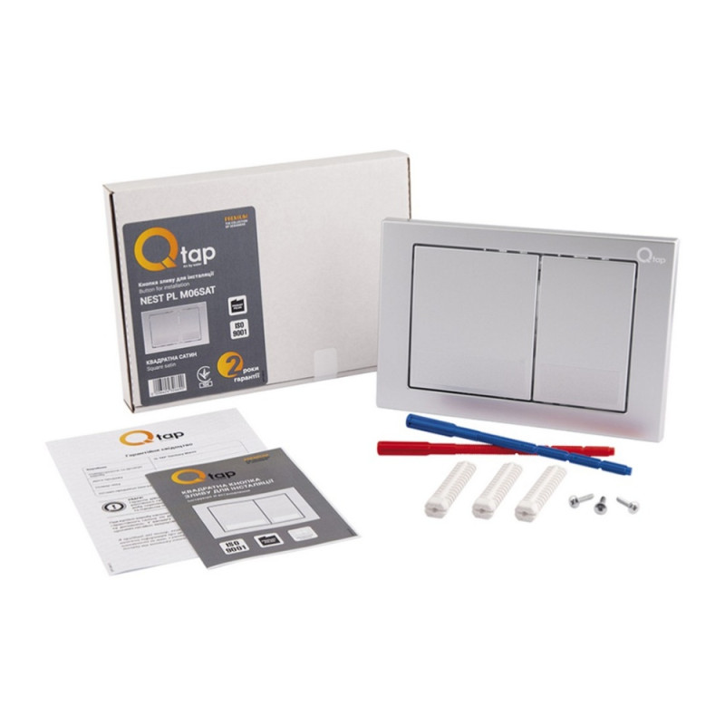 Панель змиву для унітаза Qtap Nest QT0111M06029SAT
