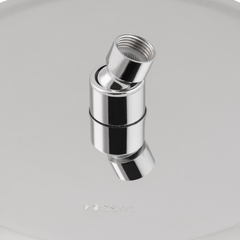 Лейка для верхнего душа Lidz Niagara 125 245 мм округлая LDNIA125NKS37518 Chrome
