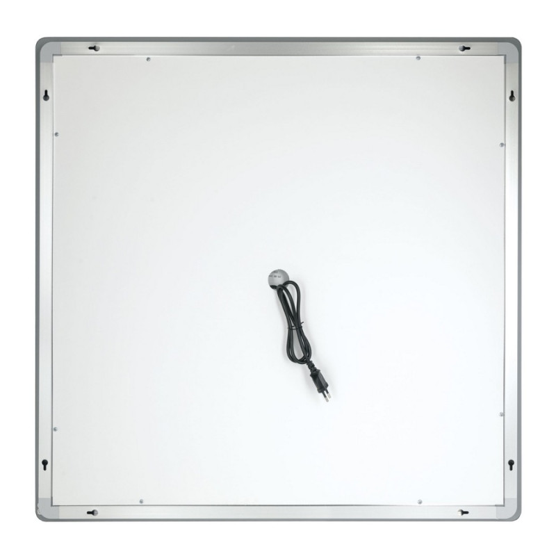 Дзеркало Qtap Mideya 800x800 з LED-підсвічуванням Touch, з антизапотіванням, димером QT2078NCF8080W