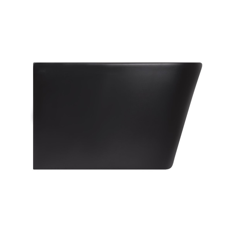 Биде подвесное Qtap Tern New  500x360x320 мм Matt Black QT17551303GMB