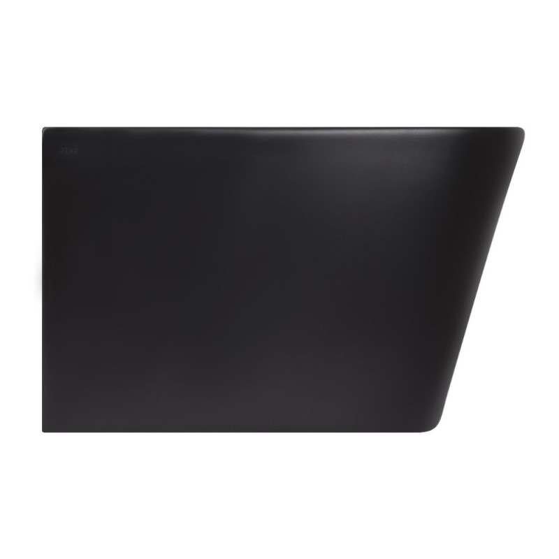 Биде подвесное Qtap Tern New  500x360x320 мм Matt Black QT17551303GMB
