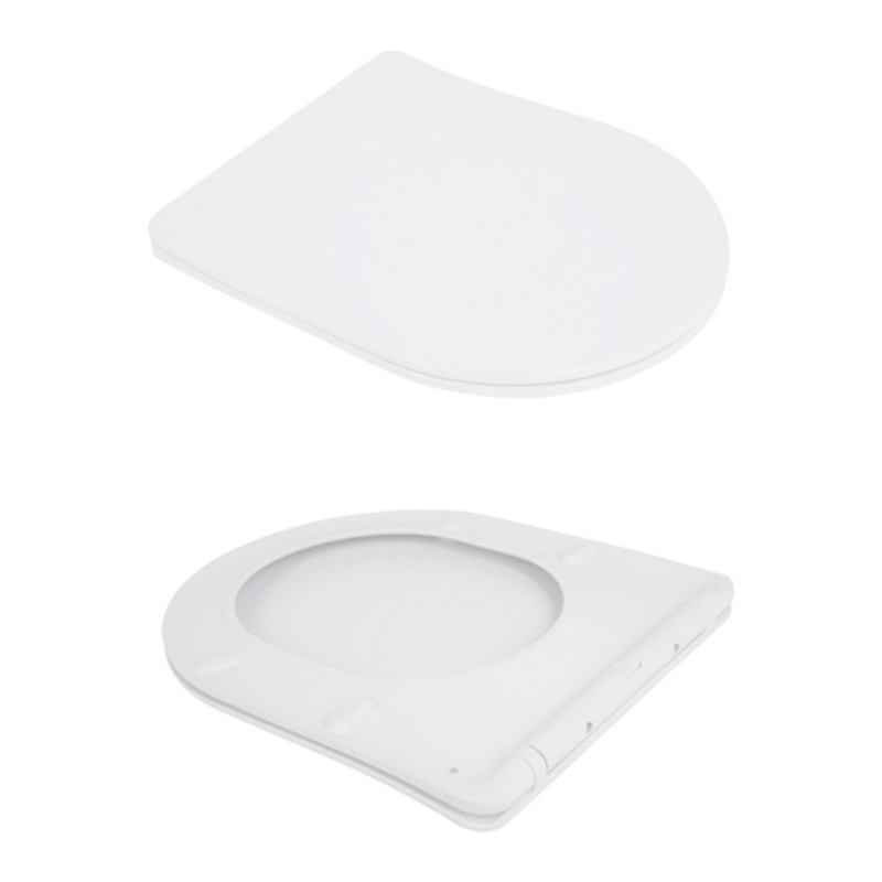 Унитаз подвесной Qtap Jay безободковый с сиденьем Soft-close QT07335175W