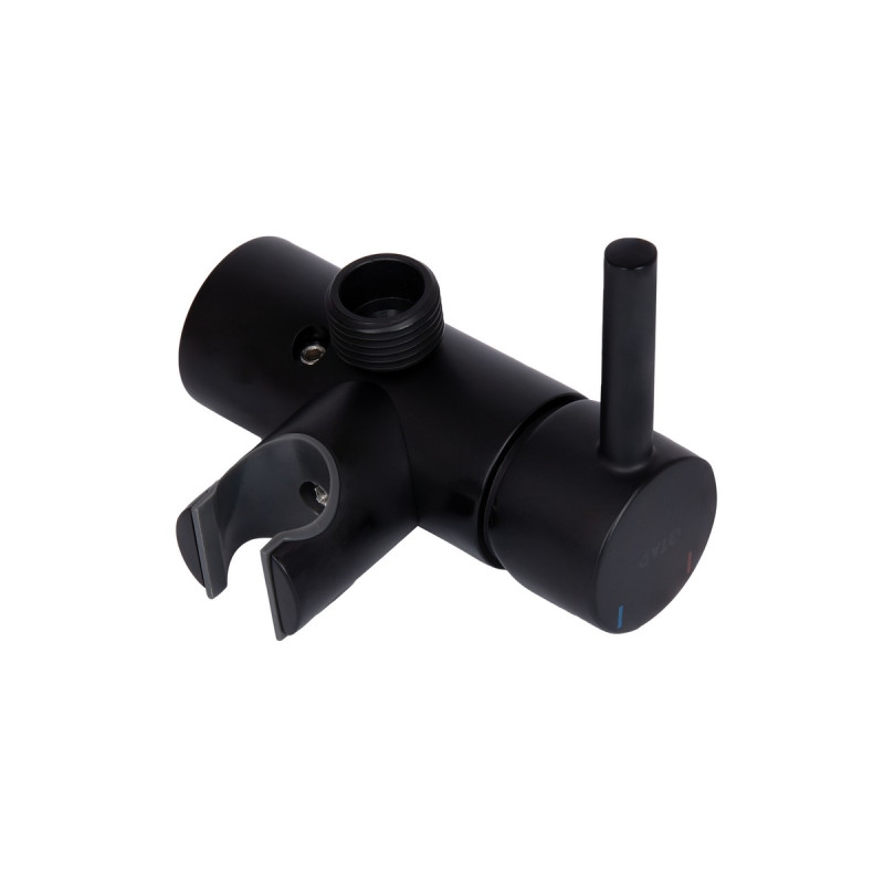 Набор для гігієнічного душу Qtap Inspai-Varius округлий QTINSVARBСRV00440001 Black Matt