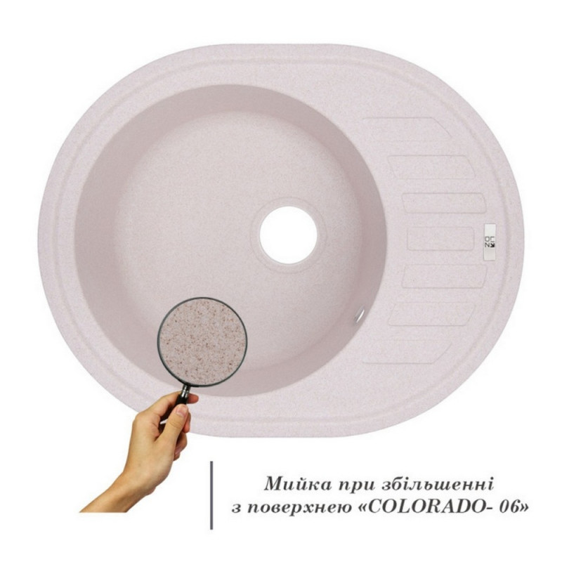 Кухонна мийка Lidz 620x500/200 COL-06 (LIDZCOL06620500200)