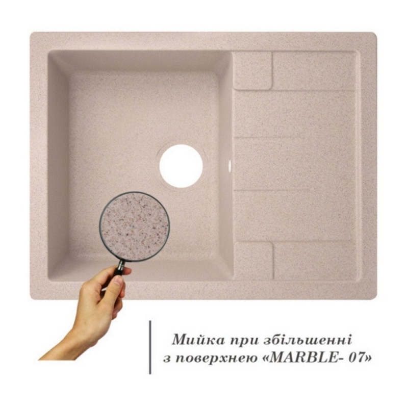 Кухонная мойка Lidz 650x500/200 MAR-07 (LIDZMAR07650500200)