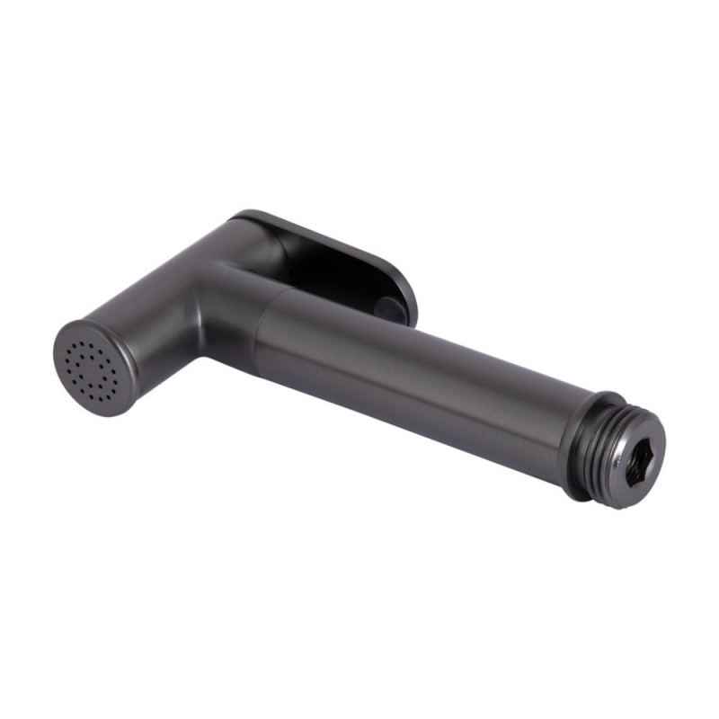 Набор для гігієнічного душу Qtap Slavonice округлий QTSLA262GMB45916 Gunmetal Black PVD