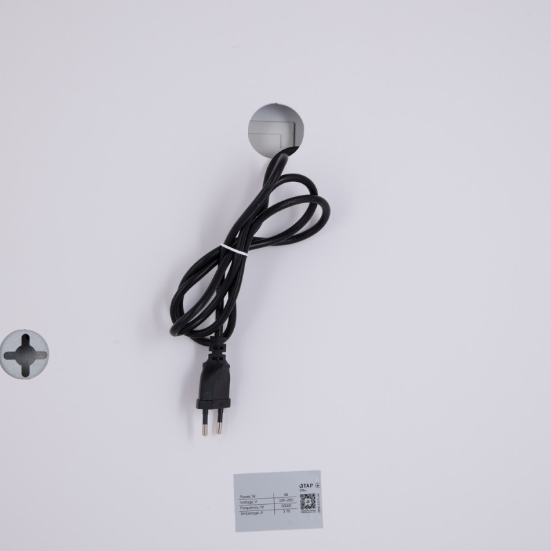 Зеркало Qtap Gemini 800х700 с LED-подсветкой Touch, с антизапотеванием, с диммером, рег. темп. цвета (3000-6500K) Reverse QT2578R8070