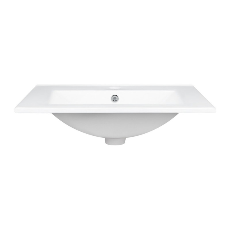 Раковина Qtap Albatross 600х460х180 White з донним клапаном QT01113060CW