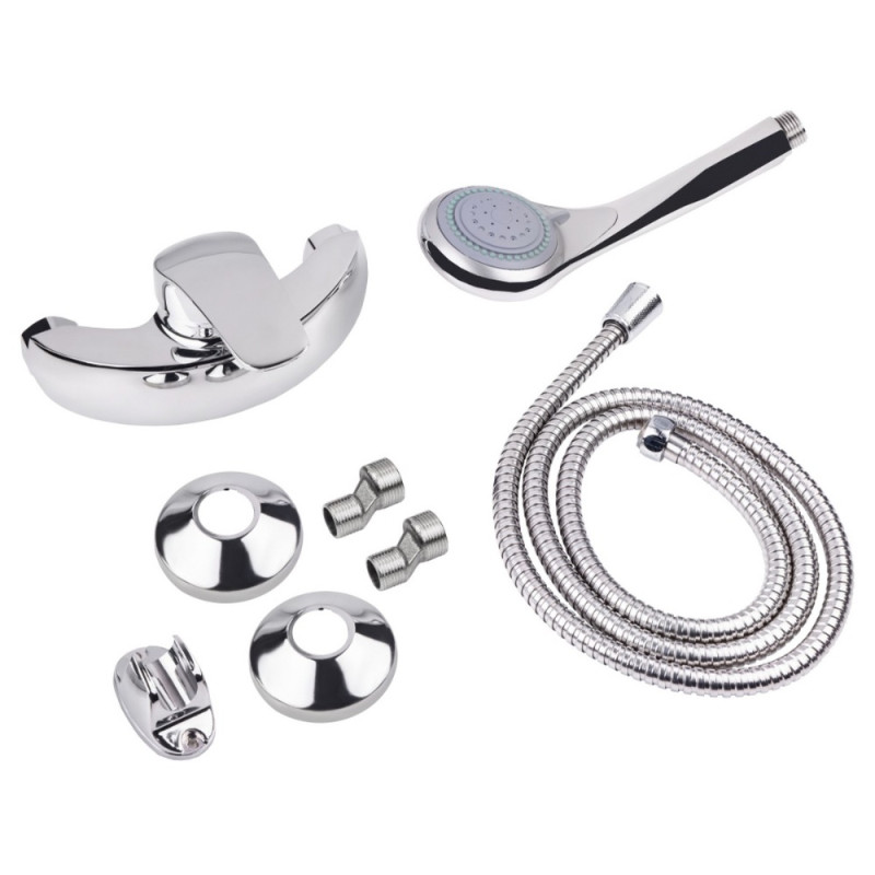 Змішувач для душу Lidz Mars 010 (з душовим гарнітуром) (k40) LDMAR010CRM34892 Chrome