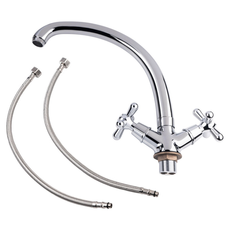 Смеситель для кухни Lidz Dominox 273F двухвентильный LDDOM273FCRM35539 Chrome