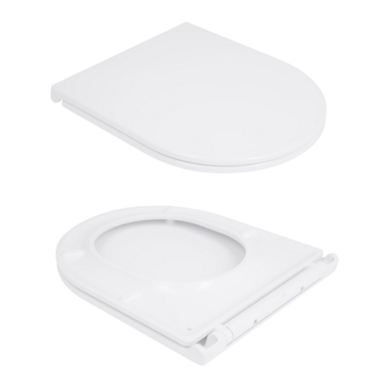 Унітаз підвісний Qtap Taurus безободковий з сидінням Soft-close QT2433084EUQW