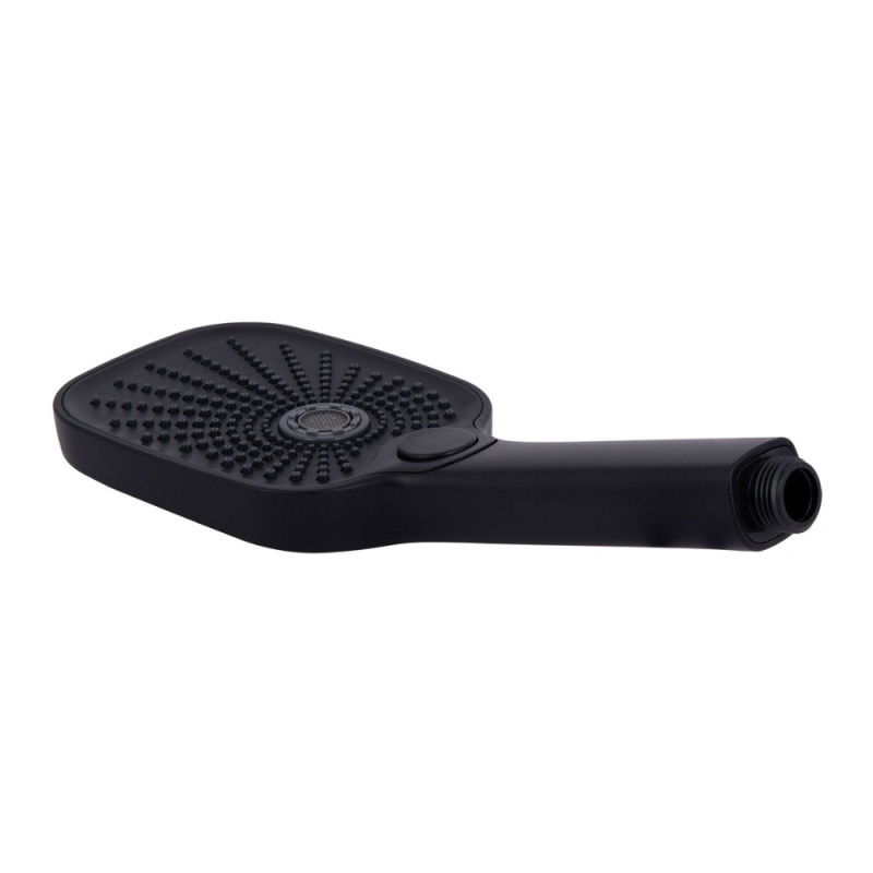 Змішувач для ванни Qtap Gemini (з душовим гарнітуром) QTGEM259BLM45682 Black Matt