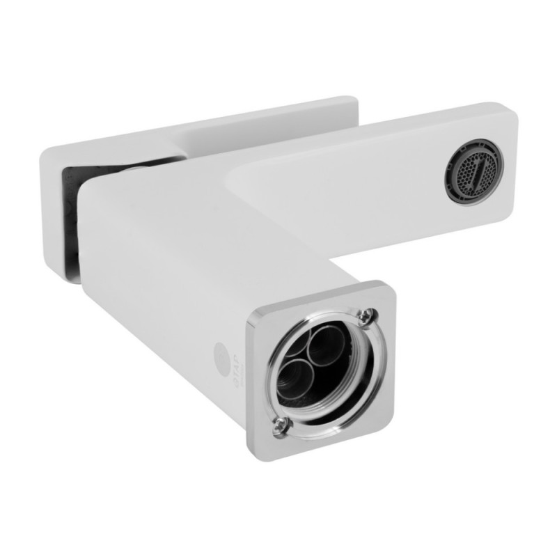 Змішувач для раковини Qtap Gemini (з гігієнічним душем) QTGEM272CRW45691 Chrome/White