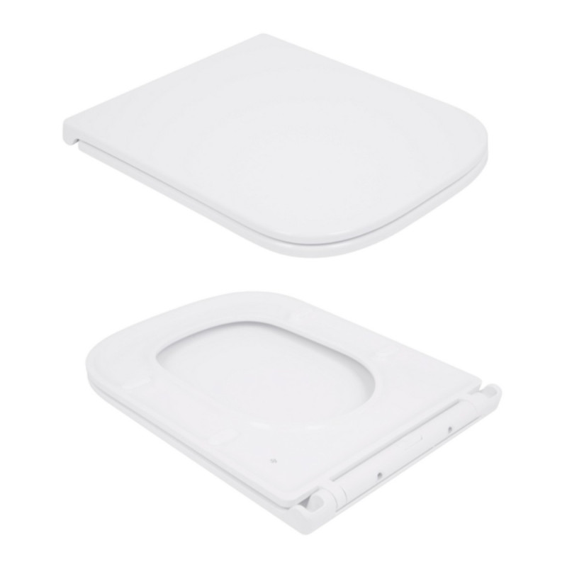 Унитаз напольный Qtap Tern Ultra Quiet безободковый с сиденьем Soft-Close QT17226003AW White