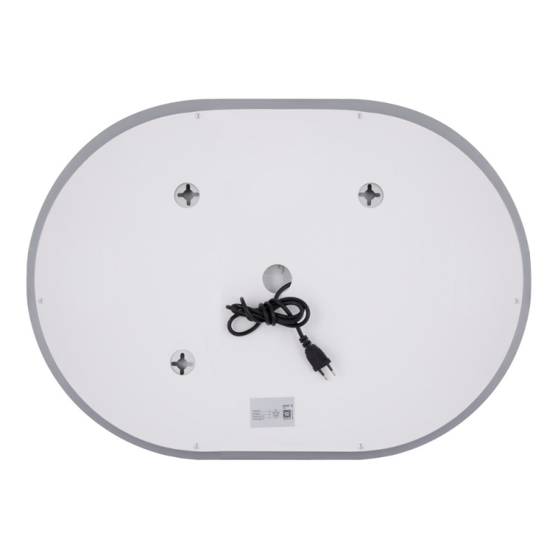 Зеркало Qtap Gemini 500х700 с LED-подсветкой Touch, с антизапотеванием, с диммером, рег. темп. цвета (3000-6500K) Reverse QT2578R5070