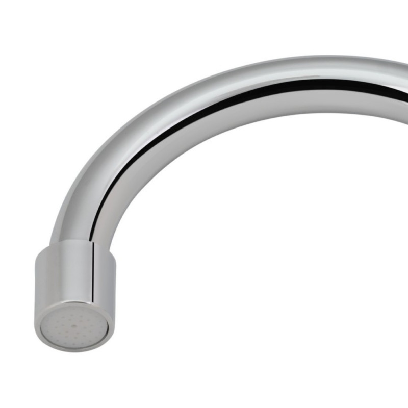 Проточний кран-водонагрівач кухонний для кухні Lidz Warm 056 LDWAR056WCR24984 White / Chrome