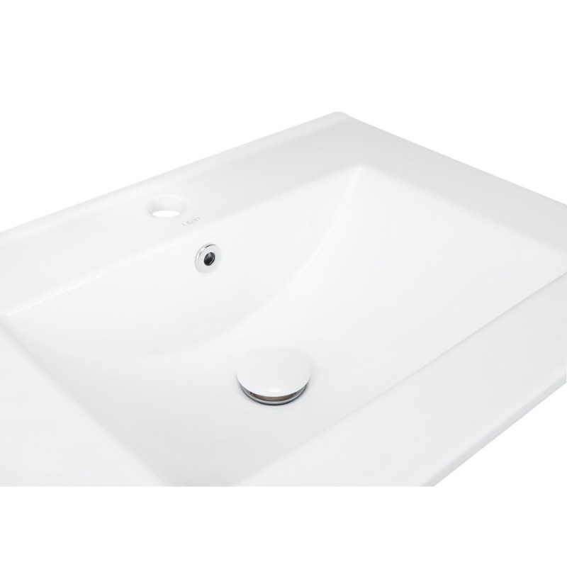 Раковина Qtap Albatross 600х460х180 White з донним клапаном QT01113060CW