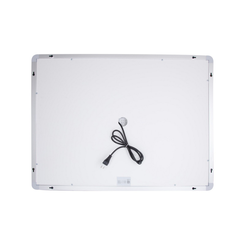 Зеркало Qtap Mideya (DC-F908) 800х600 с LED-подсветкой Touch, с диммером, рег. яркости QT2078F908W