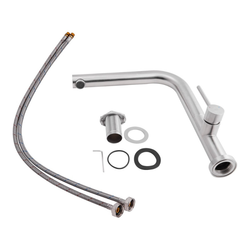 Смеситель для кухни Qtap Zdenek QTZDN9032103FC Brushed Nickel PVD