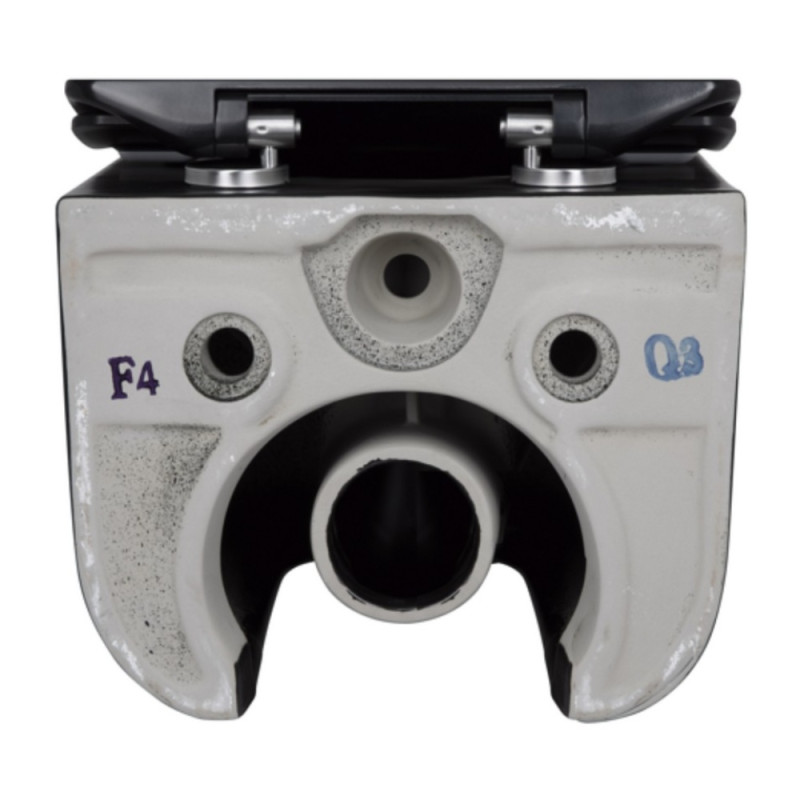 Унитаз подвесной Qtap Taurus безободковый с сиденьем Soft-close QT2433084EUQMB