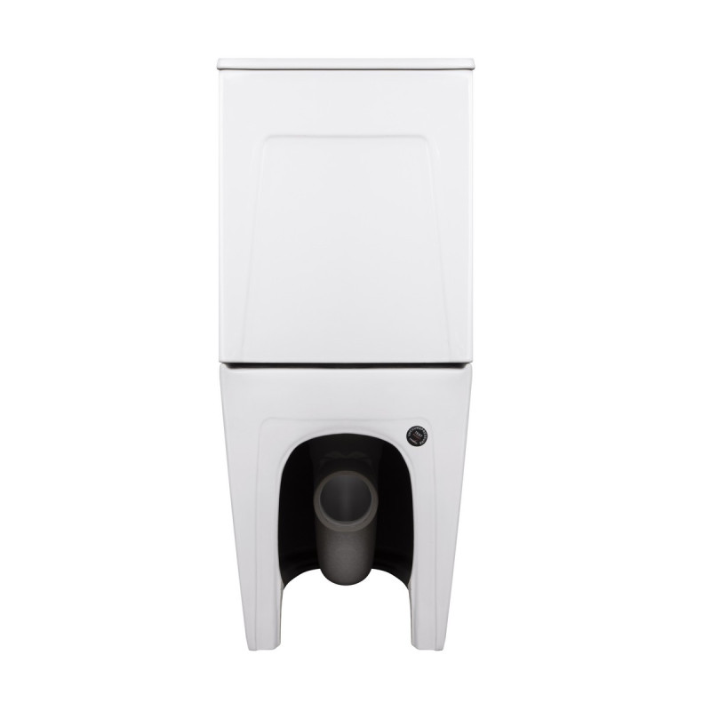 Унитаз-компакт Qtap Robin Ultra Quiet безободковый с сиденьем Soft-close QT13226089AW