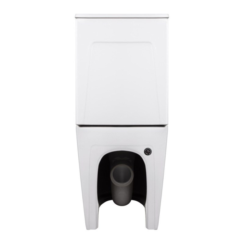 Унитаз-компакт Qtap Robin Ultra Quiet безободковый с сиденьем Soft-close QT13226089AW