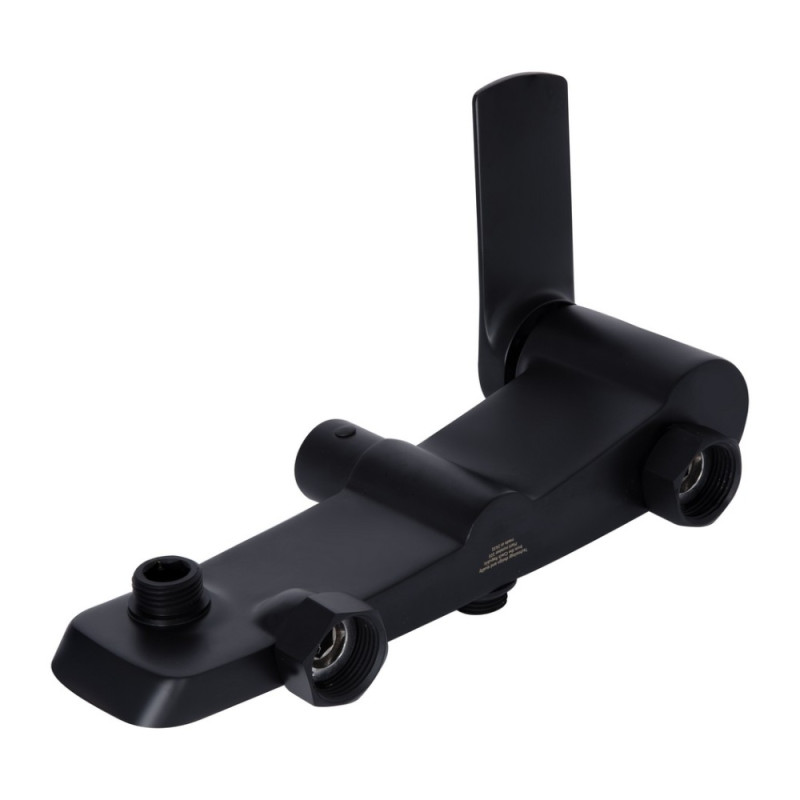 Душова система для душу Qtap Slavonice на два споживача QTSLA110BLM45914 Black Matt