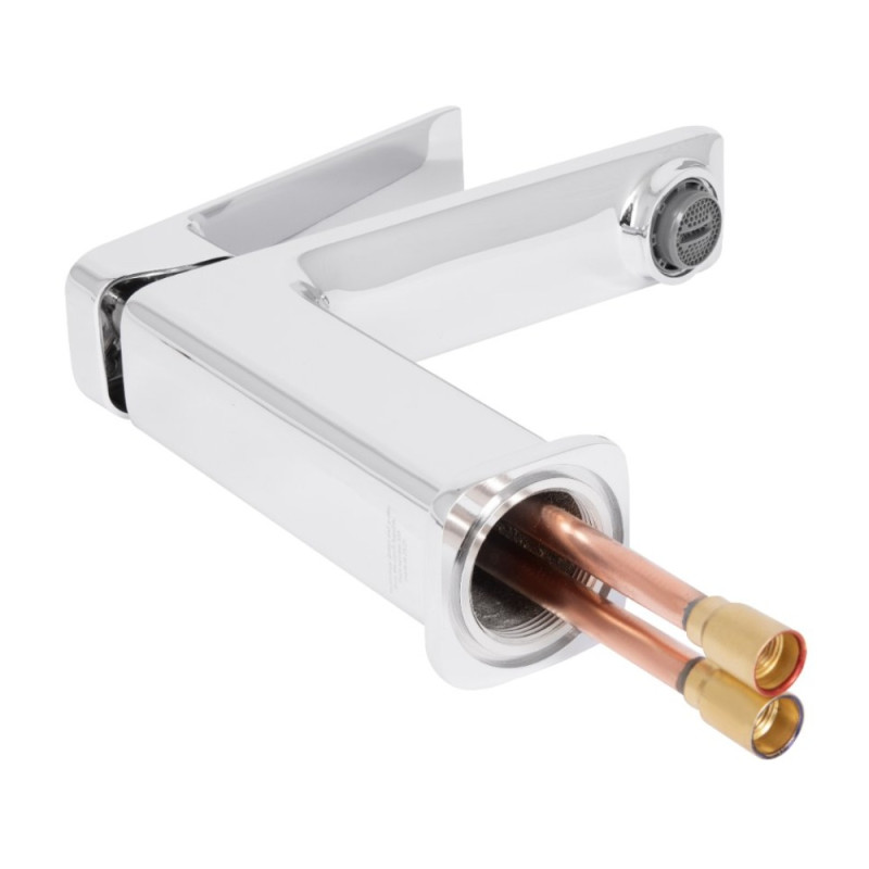 Змішувач для раковини низький Qtap Capricorn, Chrome (k26) QTCAP1060102C48219