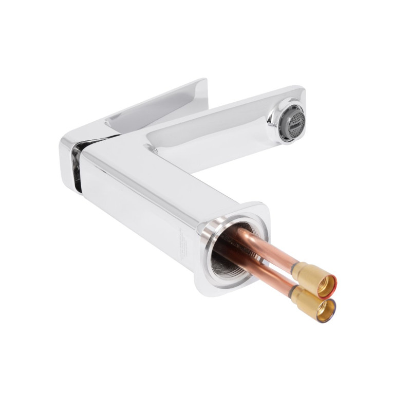 Змішувач для раковини низький Qtap Capricorn, Chrome (k26) QTCAP1060102C48219