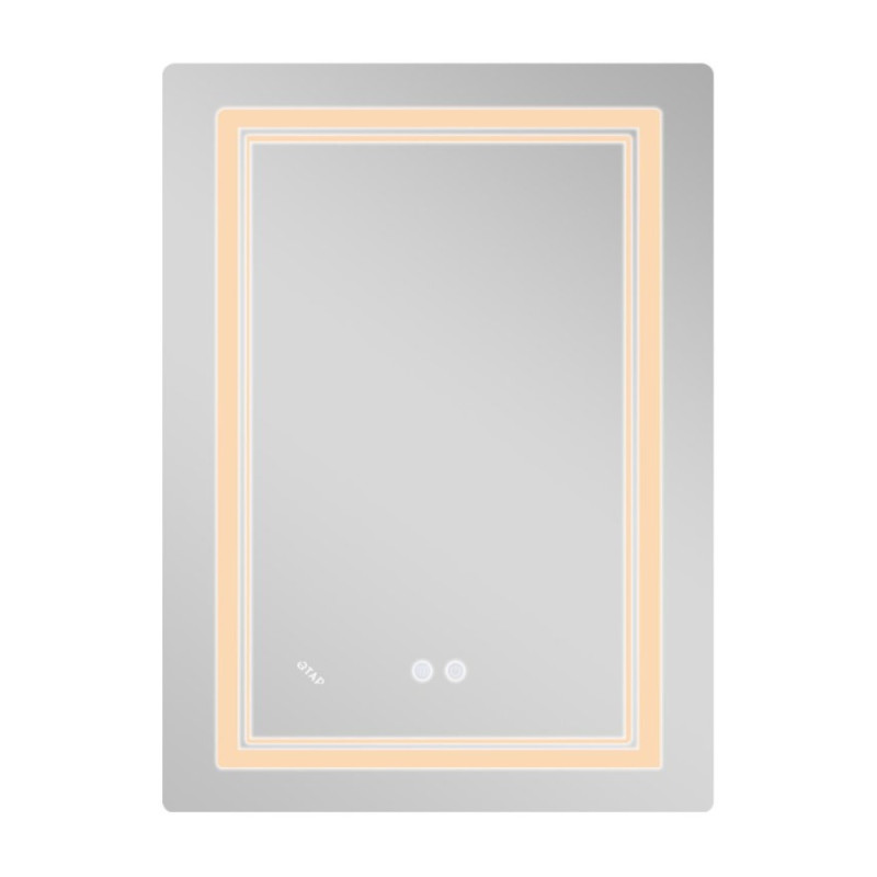 Дзеркало Qtap Cardinal (CA2) 600х800 з LED-підсвічуванням Touch, з антизапотіванням, з димером, рег. темп. кольору (3000-6500K) Reverse QT0478C608048453