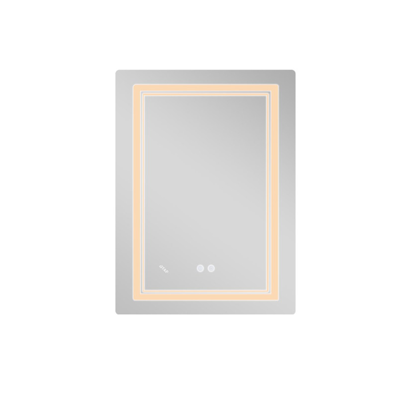 Зеркало Qtap Cardinal (CA2) 600х800 с LED-подсветкой Touch, с антизапотеванием, с диммером, рег. темп. цвета (3000-6500K) Reverse QT0478C608048453