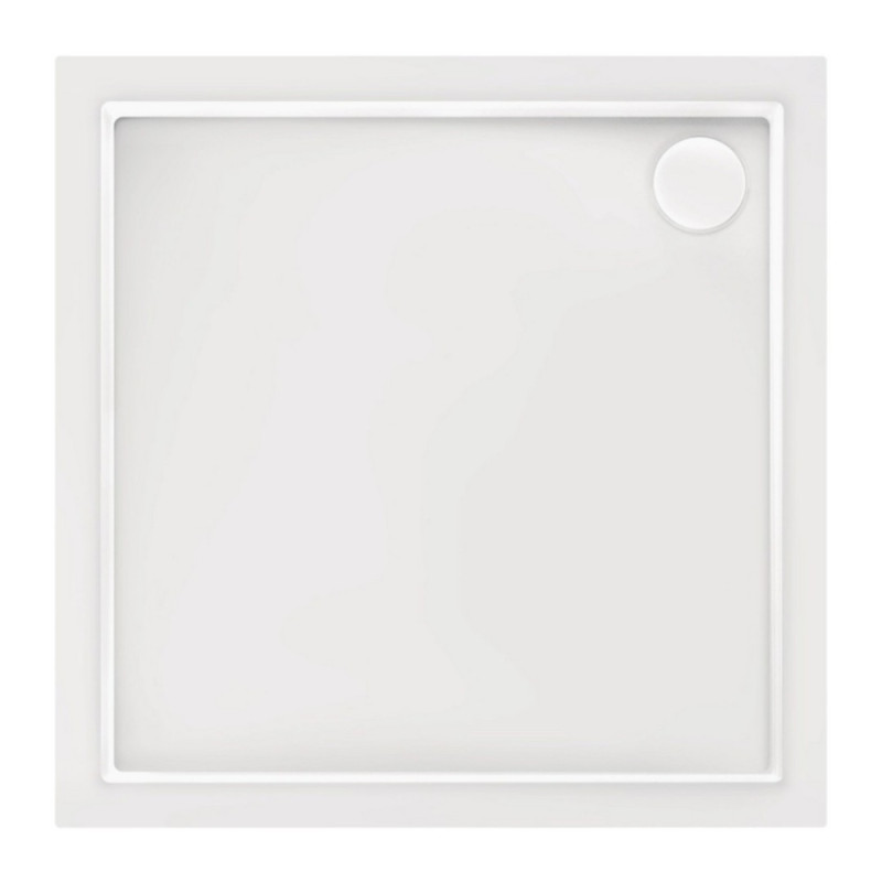 Набір Qtap душова кабіна Taurus CRM1011SC6 Clear 100х100 см + піддон Tern 301112