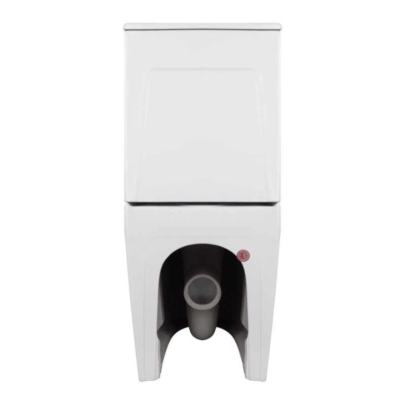 Унитаз-компакт Qtap Scorpio безободковый Ultra Quiet с сиденьем Soft-close QT14226088AW