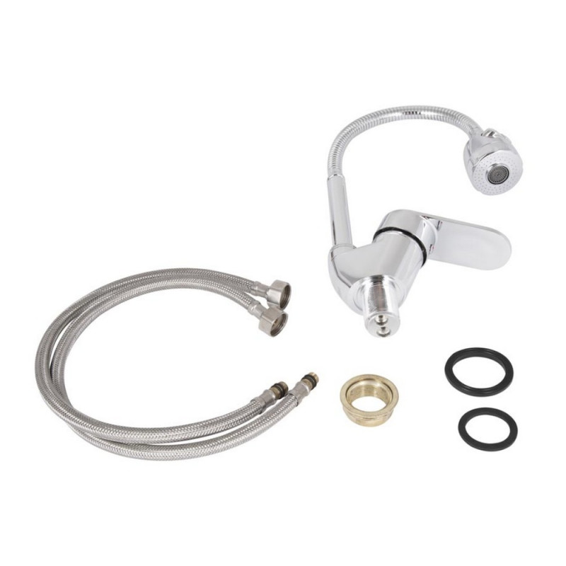 Смеситель для кухни Lidz Tani 008F4 с гибким изливом (k40) LDTAN008F4CRM44972 Chrome